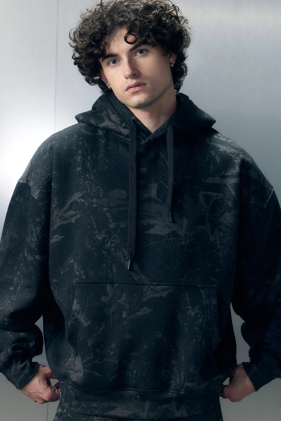 Faded Black Hoodie