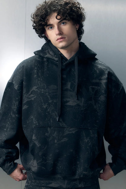 Faded Black Hoodie