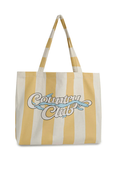 Country Club Canvas Tote