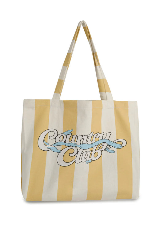 Country Club Canvas Tote